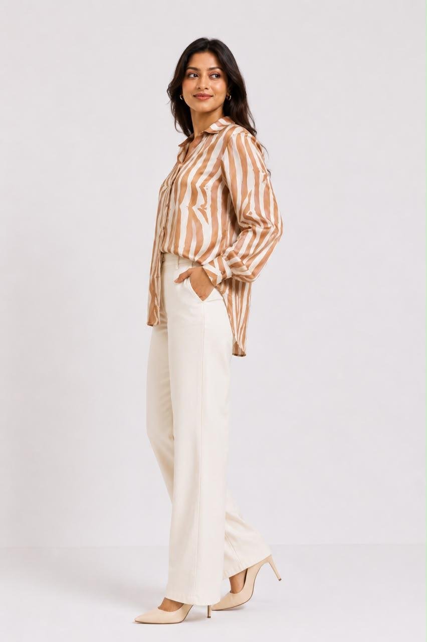 Wave Brown Shirt