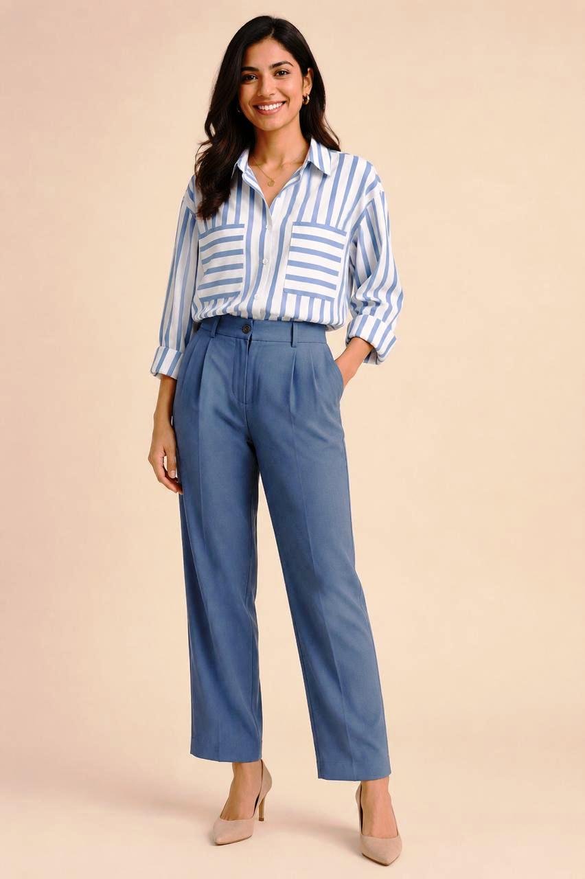 Blue stripes