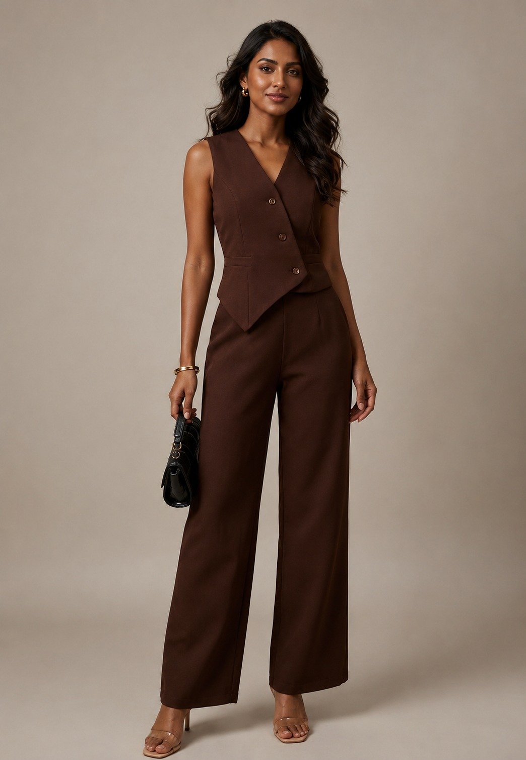 Brown waistcoat